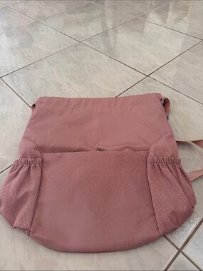 Women’s Drawstring Bag in Dusty Rose